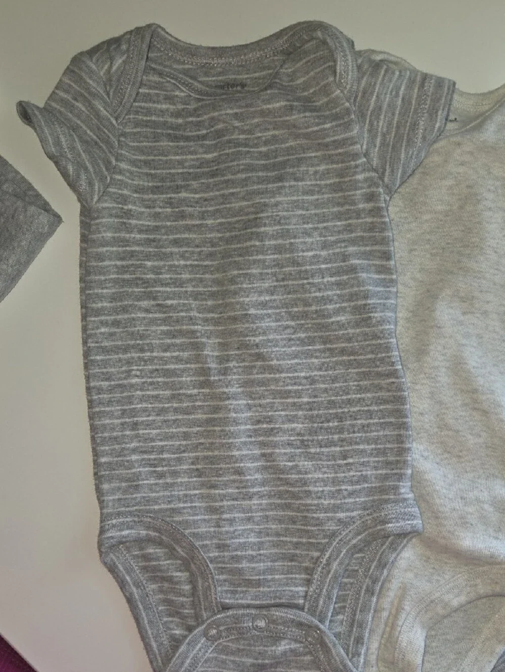 Kids Gray Neutral Bodysuit Set - Pack of 8 Carter's Mixed Gray Onesies